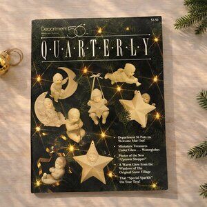 Department 56 Quarterly Historical Edition April 1993 Magazine Collectible